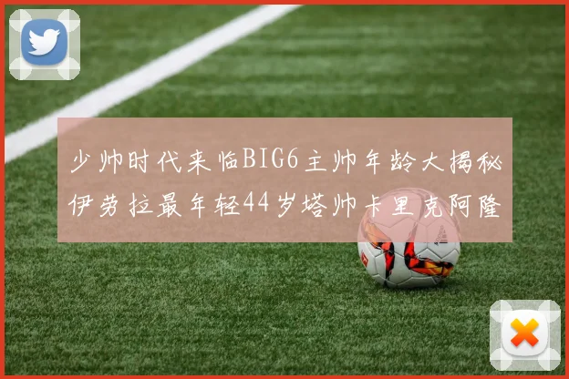 少帅时代来临BIG6主帅年龄大揭秘伊劳拉最年轻44岁塔帅卡里克阿隆索齐聚